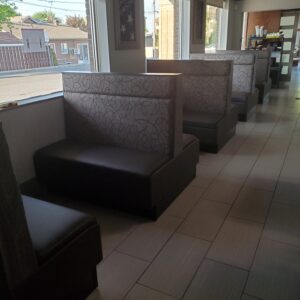 Headrest Style Design Booth